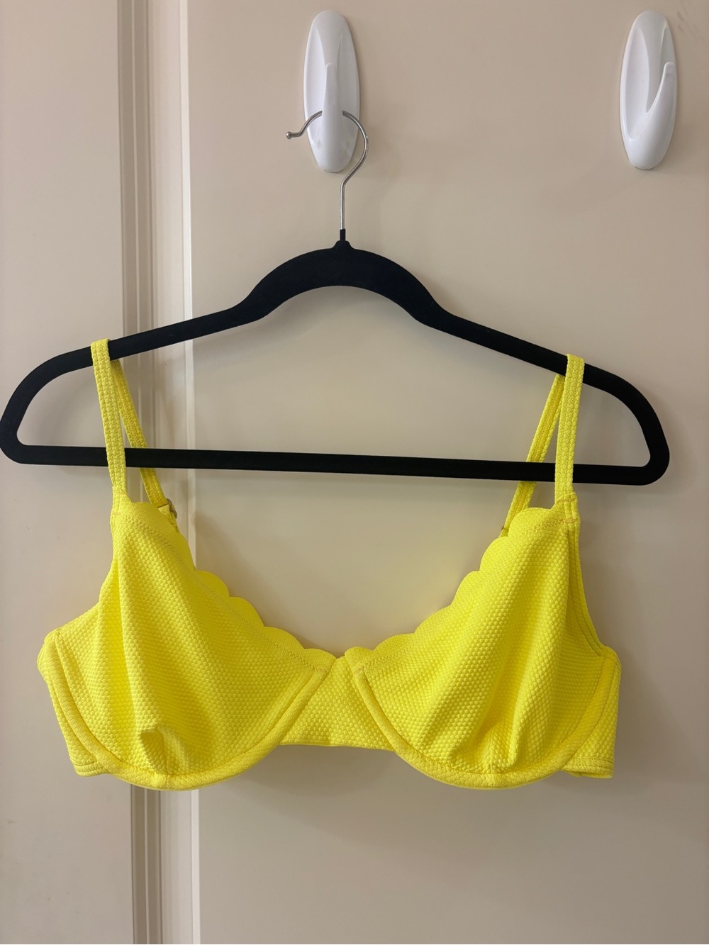2-Piece Kate Spade New York Scalloped Bikini | Size L | Yellow | NWOT